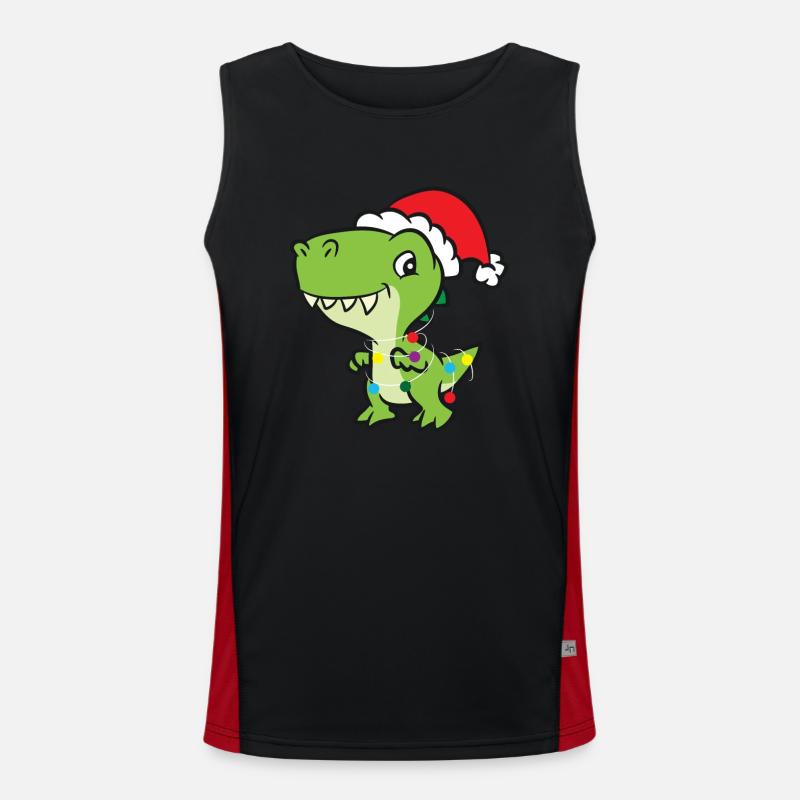 T-Rex - Guirlande lumineuse colorée Tree-Rex Débardeur respirant contrasté Homme 