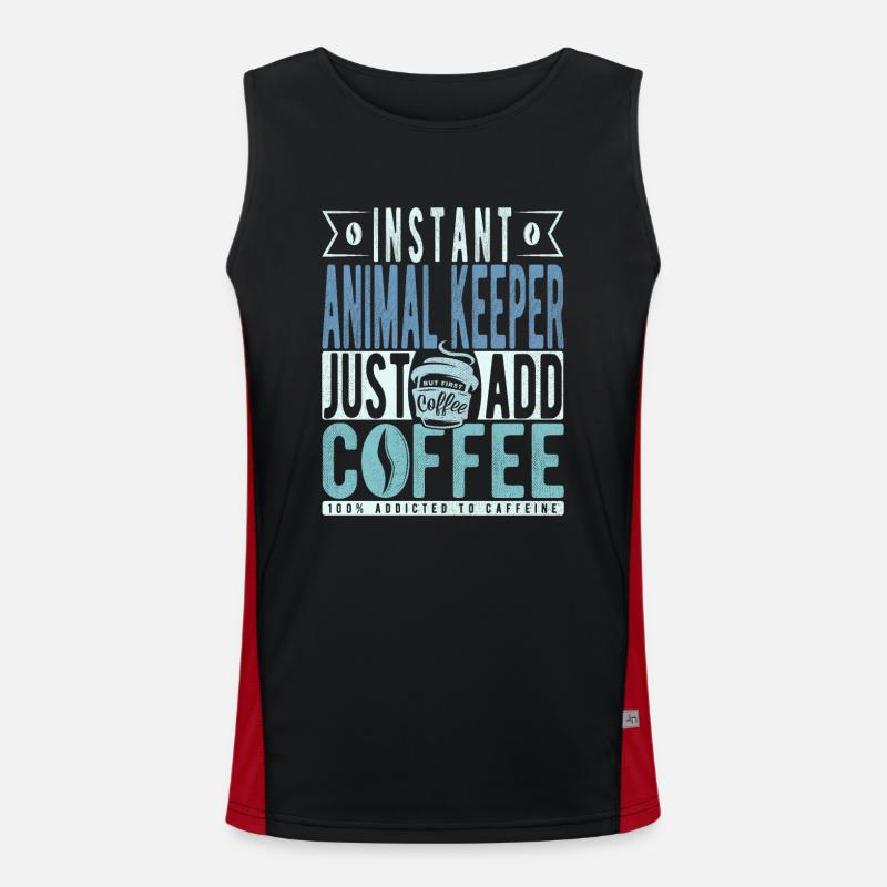Dicton de café Buchalter Débardeur respirant contrasté Homme 