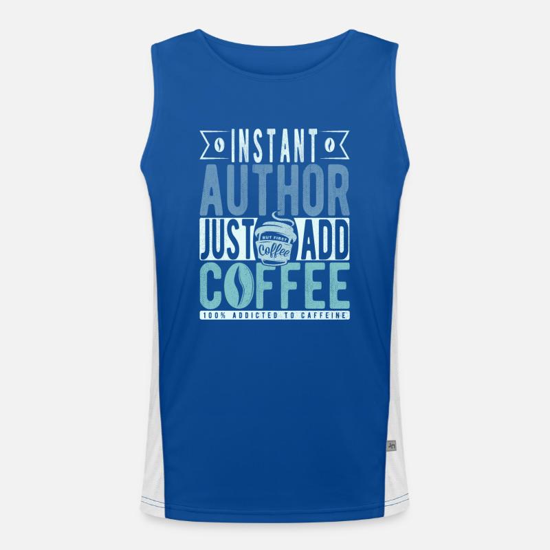 Buchalter coffee saying Men's Functional Contrast Tank Top 