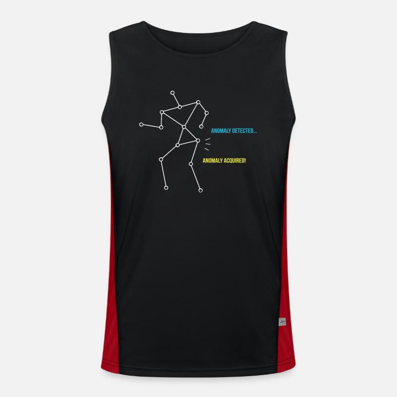 SLS Camera Ghost Hunt, Ghost Hunter Men's Functional Contrast Tank Top 