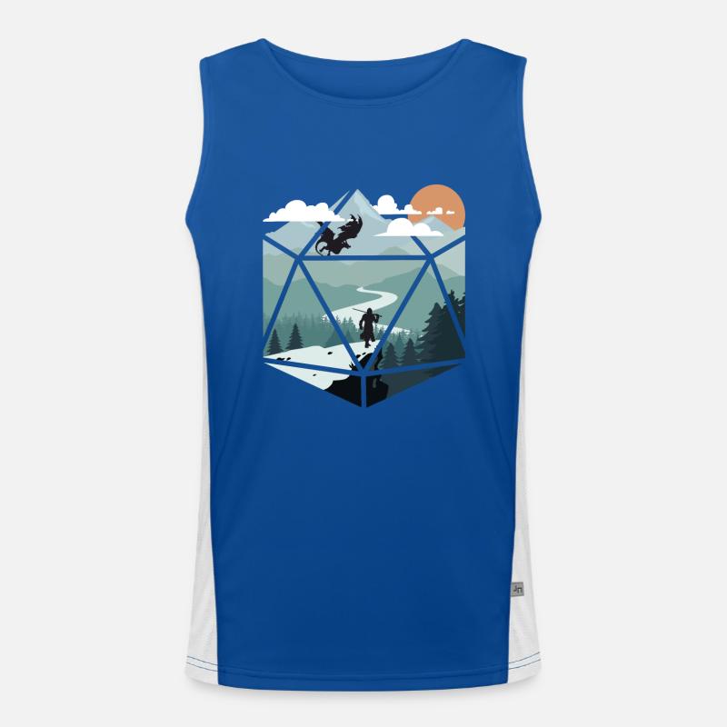 RPG-RPG-Tabletop-Rollenspiele Gamer-Rollenspiel Funktionelles Kontrast-Tank Top für Männer 