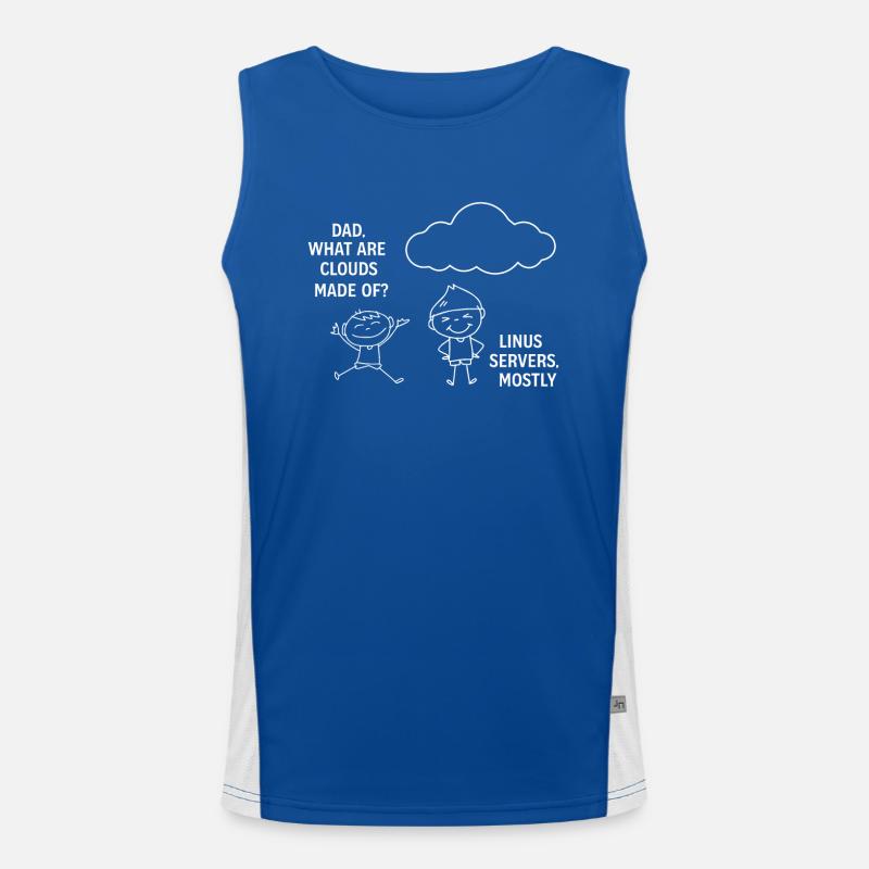 Programming Software Developer Computer Engineer Men's Functional Contrast Tank Top 