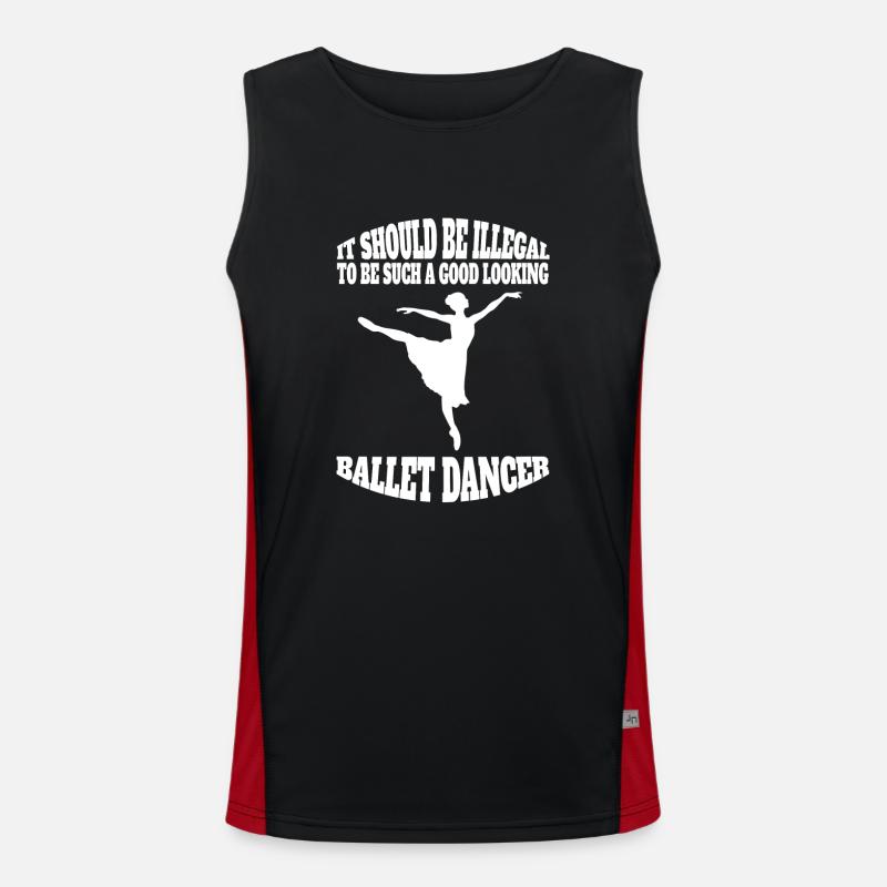Ballet Dancer Ballerina Dance Class Gift Dance Débardeur respirant contrasté Homme 