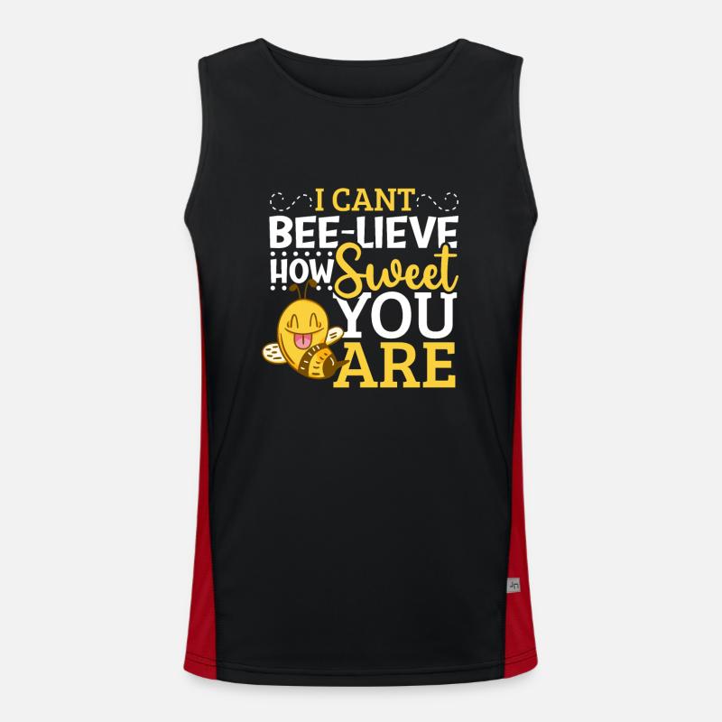 Honey Bee Beekeeping Beekeeper Honeybee Beekeeping Funktionelles Kontrast-Tank Top für Männer 