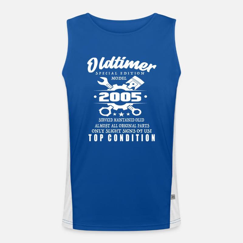 Oldtimer Special Edition Model 2005 Birthday Men's Functional Contrast Tank Top 