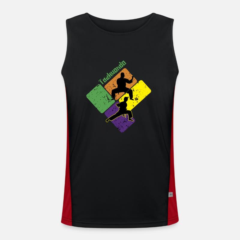 Karaté Débardeur respirant contrasté Homme 