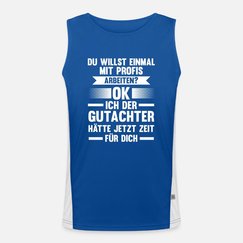 Gutachter Funktionelles Kontrast-Tank Top für Männer 