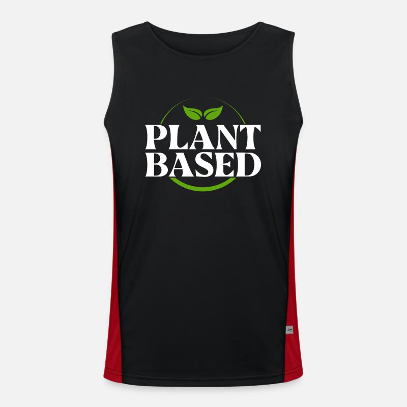 Plant Based Funktionelles Kontrast-Tank Top für Männer 