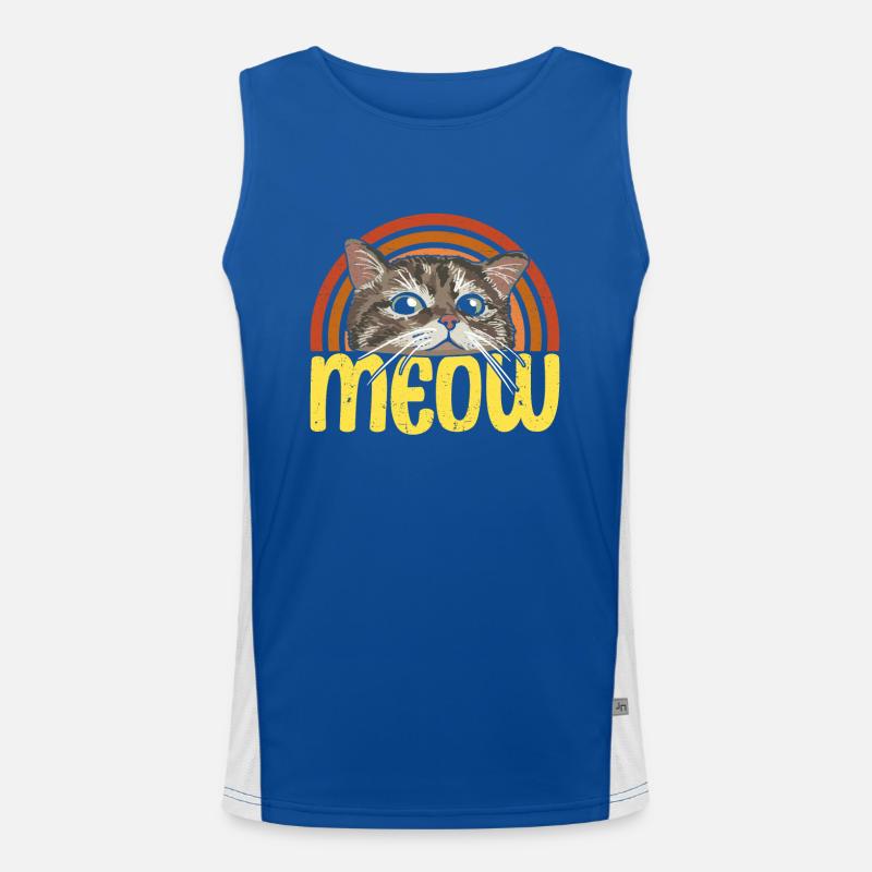 Meow Men's Functional Contrast Tank Top 