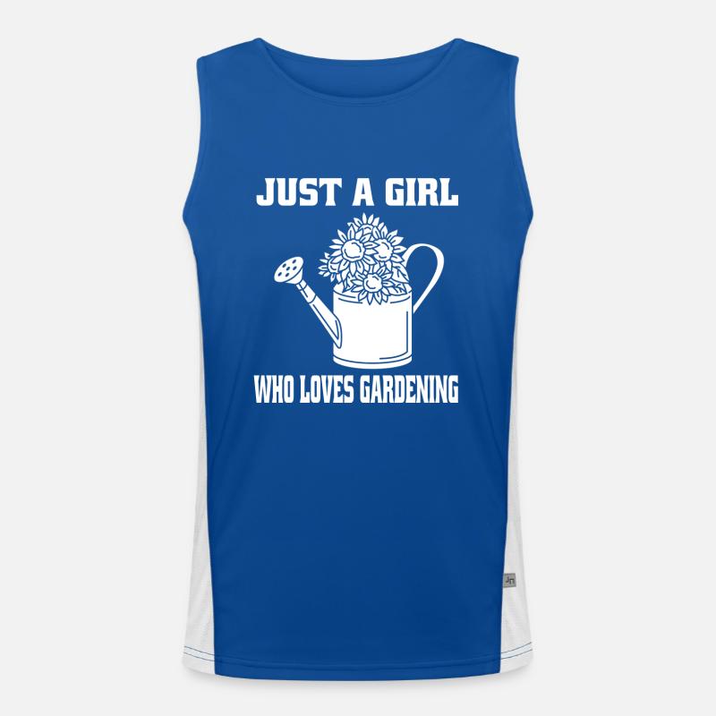 Garten Hobbygärtnerin Mädchen Gärtnerin Obstgarten Funktionelles Kontrast-Tank Top für Männer 