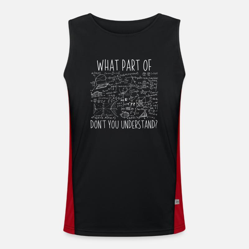 Welchen Teil von Don't You Understand Cool Engineer Funktionelles Kontrast-Tank Top für Männer 