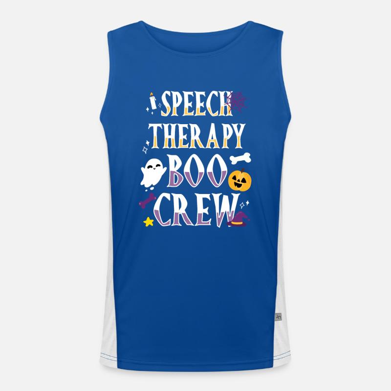 Speech Therapist Therapy Assistant Funktionelles Kontrast-Tank Top für Männer 