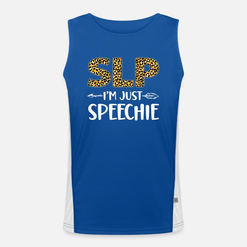 Speech Therapist Therapy Assistant Funktionelles Kontrast-Tank Top für Männer 