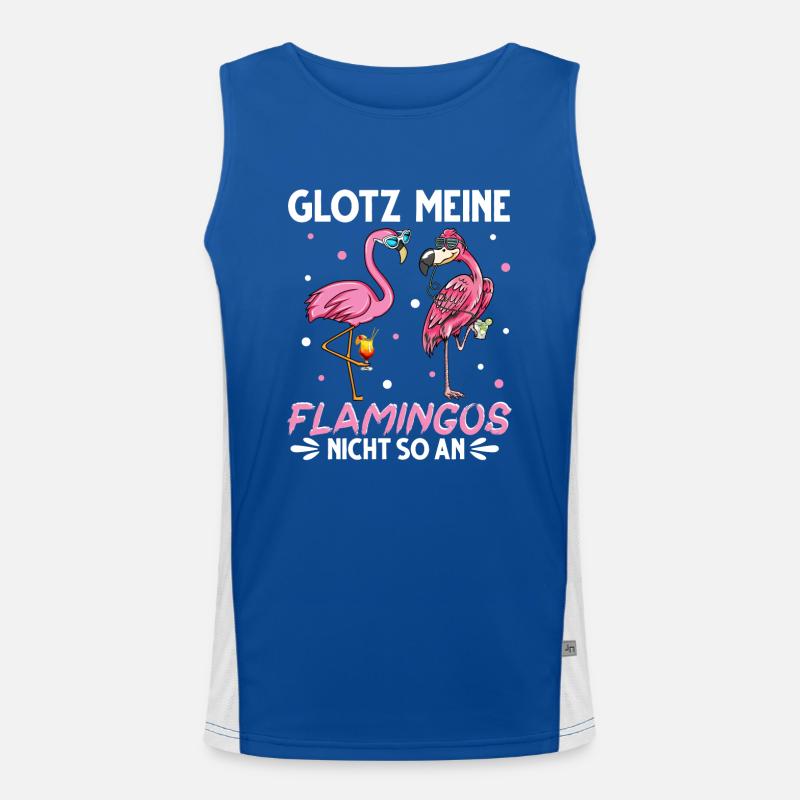 Flamingo JGA Funktionelles Kontrast-Tank Top für Männer 