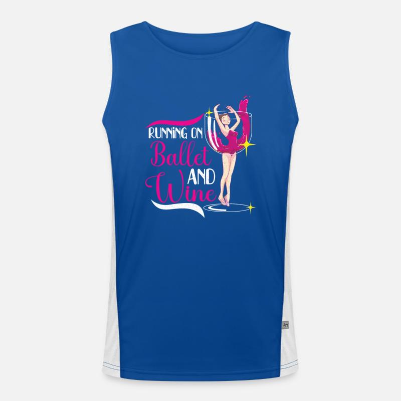 Ballet Ballerina Dance Dancer Dancing Ballet Gift Funktionelles Kontrast-Tank Top für Männer 