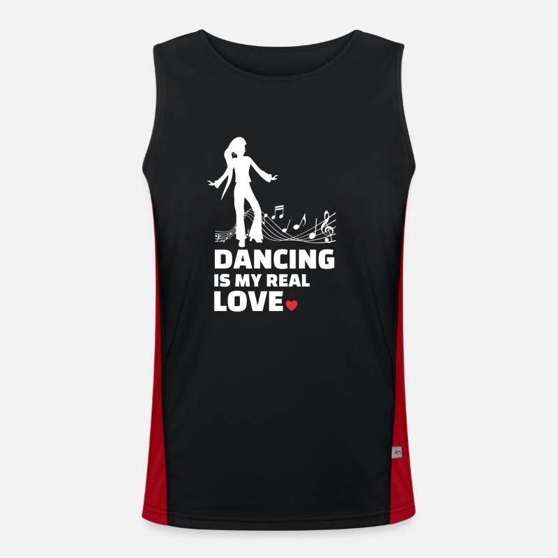 J’adore danser Débardeur respirant contrasté Homme 
