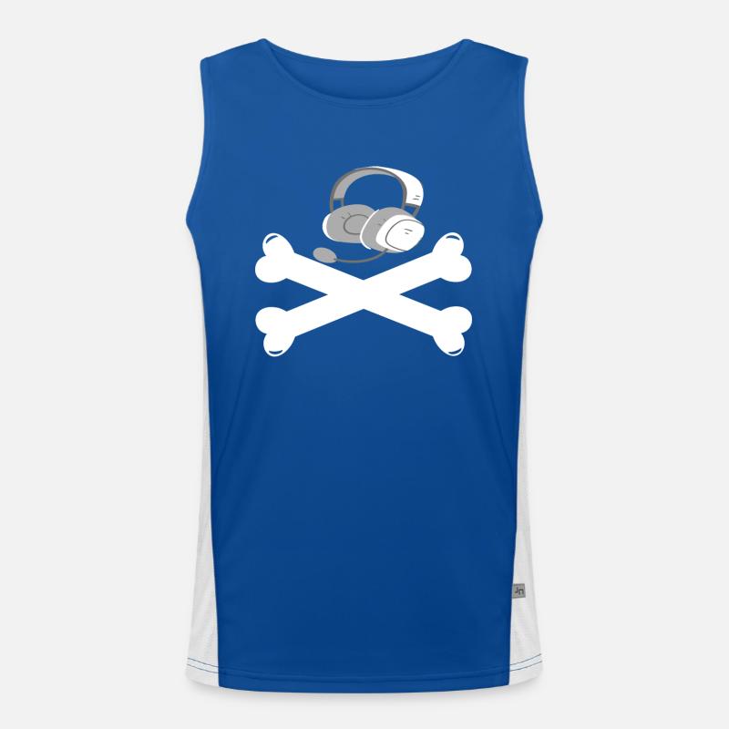 Gaming Retro Gift Idea Men's Functional Contrast Tank Top 