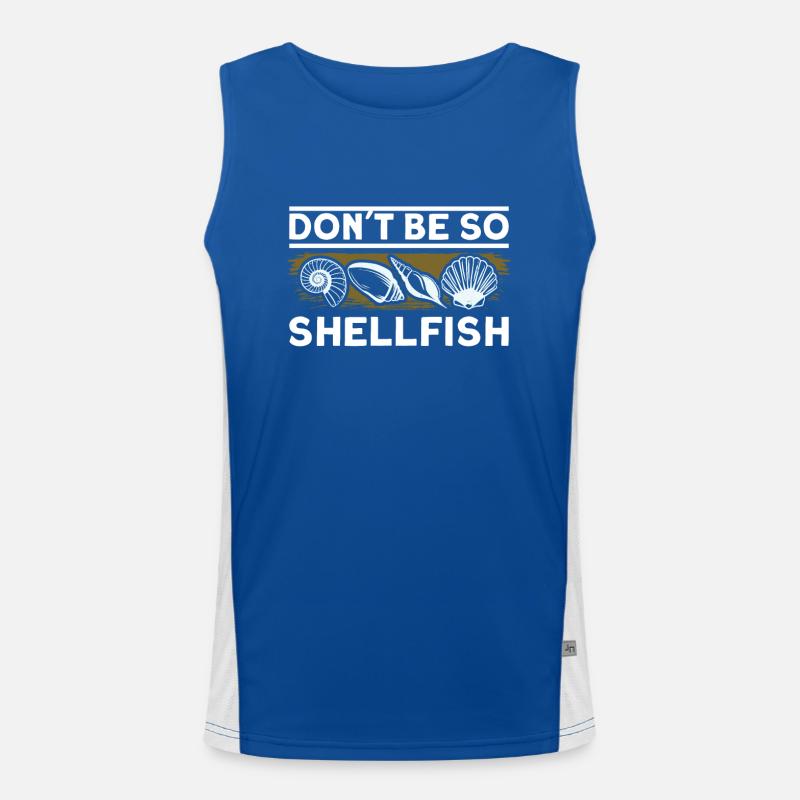 seashells shell collector shell collecting Gift Funktionelles Kontrast-Tank Top für Männer 