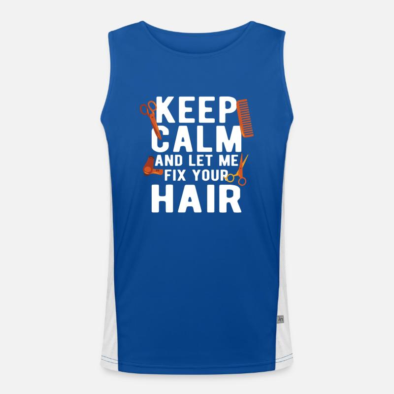 Coiffeur Coiffeur Coiffeur Coiffeur Débardeur respirant contrasté Homme 