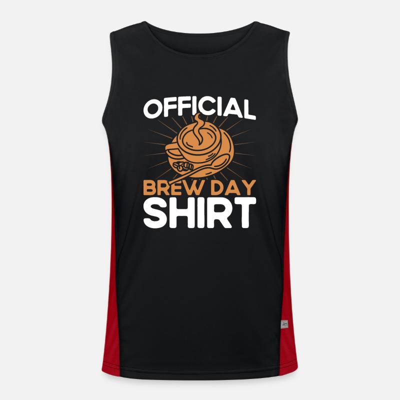 Barista Geschenkidee Coffee Lover Coffee Brewing Funktionelles Kontrast-Tank Top für Männer 