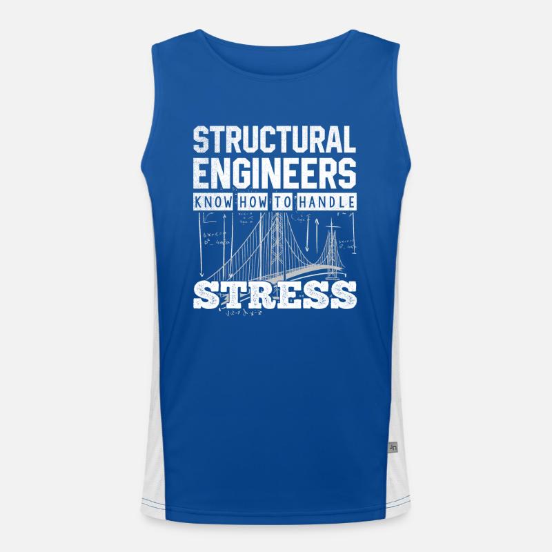Civil engineers Men's Functional Contrast Tank Top 