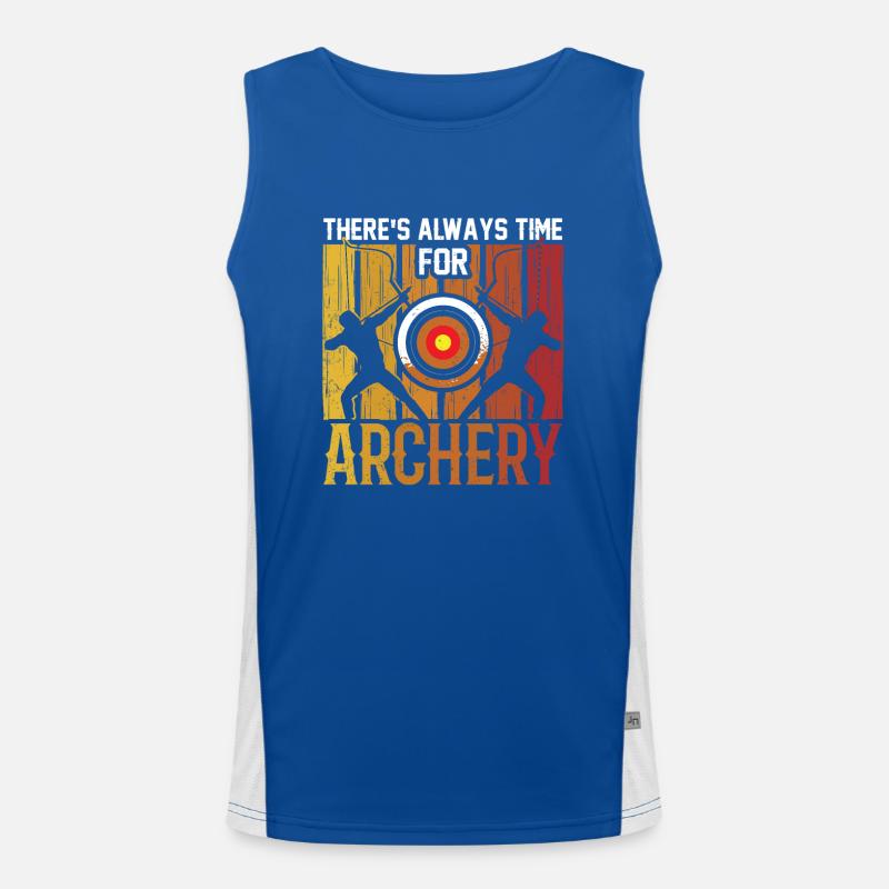 There is always time for archery Men's Functional Contrast Tank Top 
