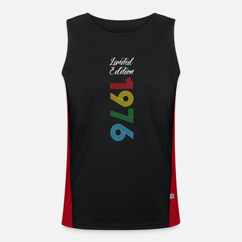 Limited Edition 1976 Funktionelles Kontrast-Tank Top für Männer 