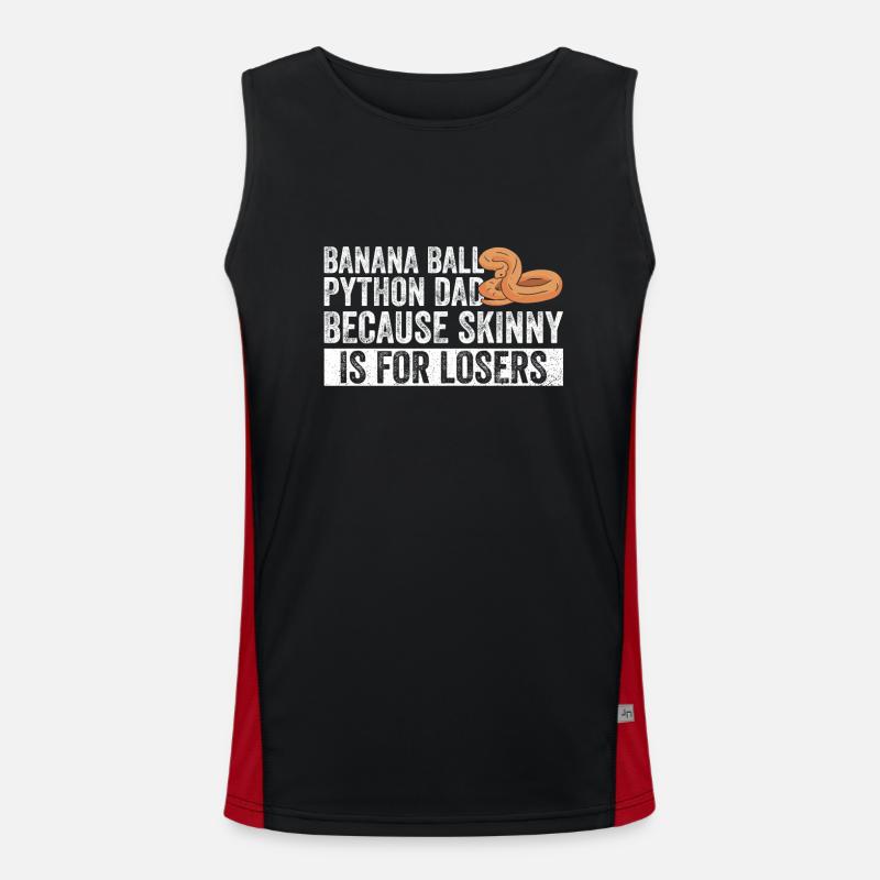 Königspython Banana Ball Python Men's Functional Contrast Tank Top 