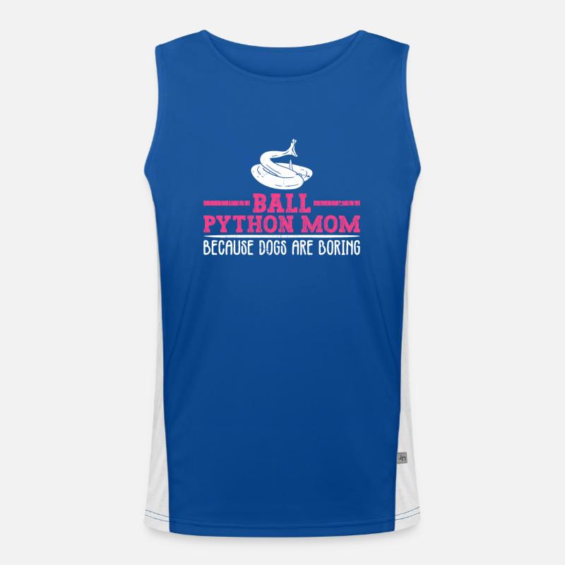 Königspython Mutter Königspython Bananenkugel Funktionelles Kontrast-Tank Top für Männer 