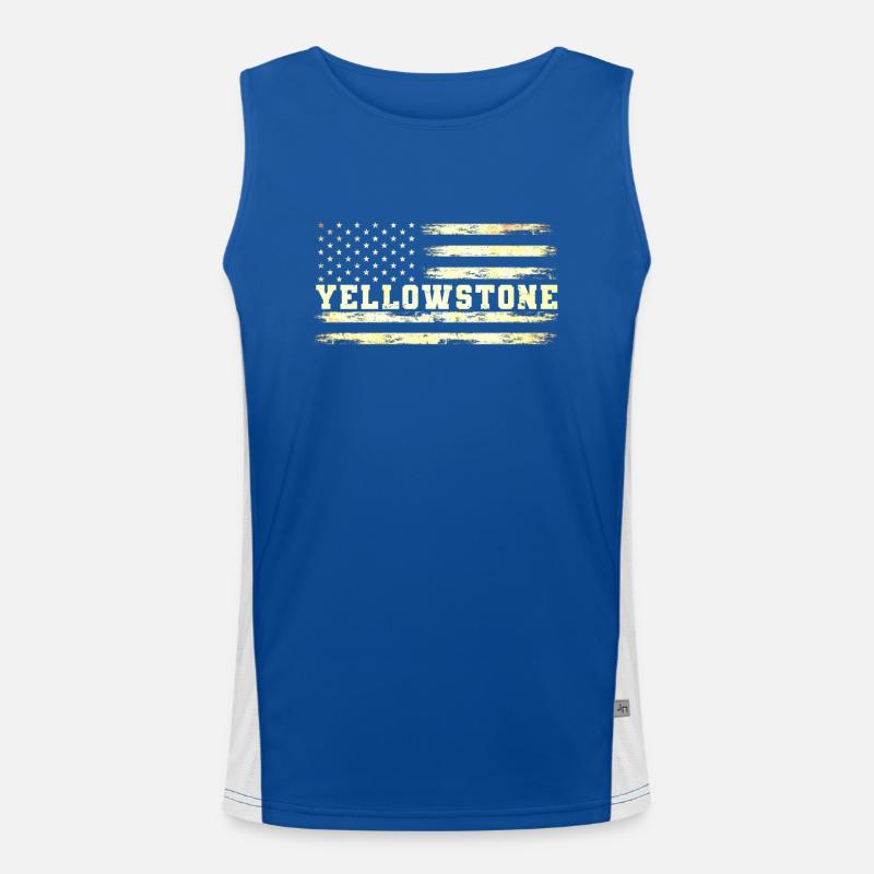 Yellowstone Funktionelles Kontrast-Tank Top für Männer 