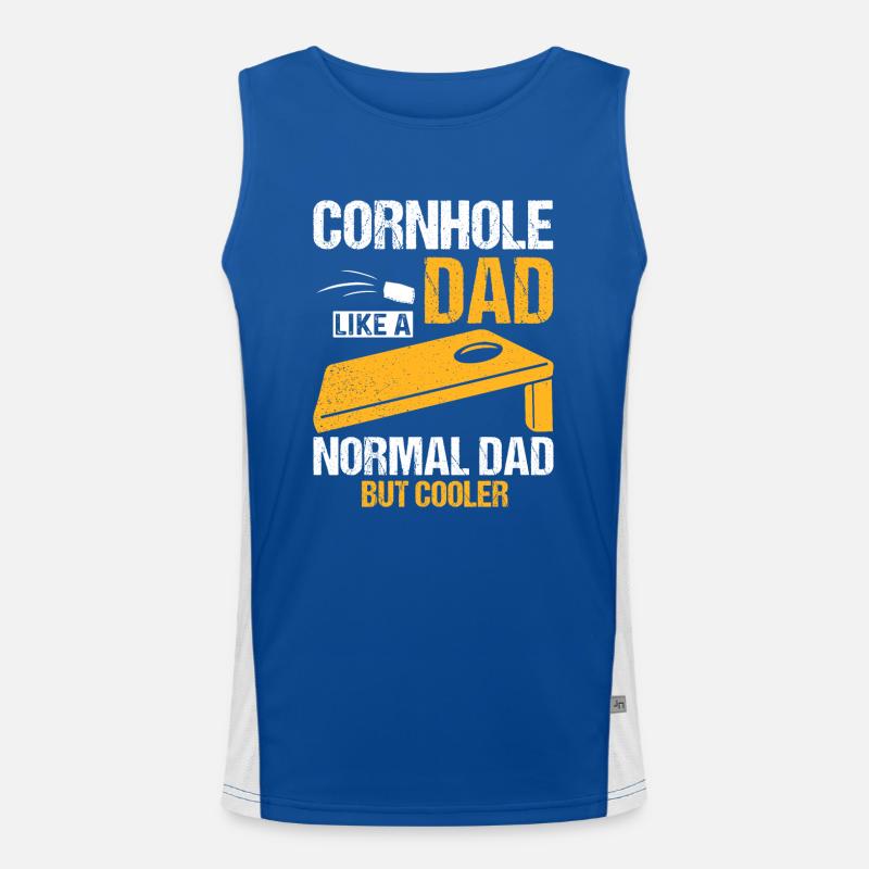 Joueurs de Cornhole Débardeur respirant contrasté Homme 