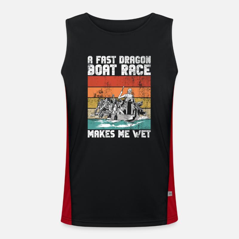 Drachenboot Drachenbootpaddler Paddler Funktionelles Kontrast-Tank Top für Männer 