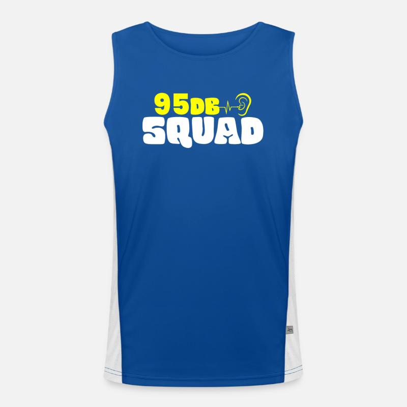 Deaf pride, hearing, disabled, deafness Men's Functional Contrast Tank Top 