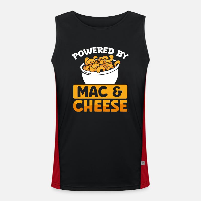 Propulsé par Mac and cheese Débardeur respirant contrasté Homme 