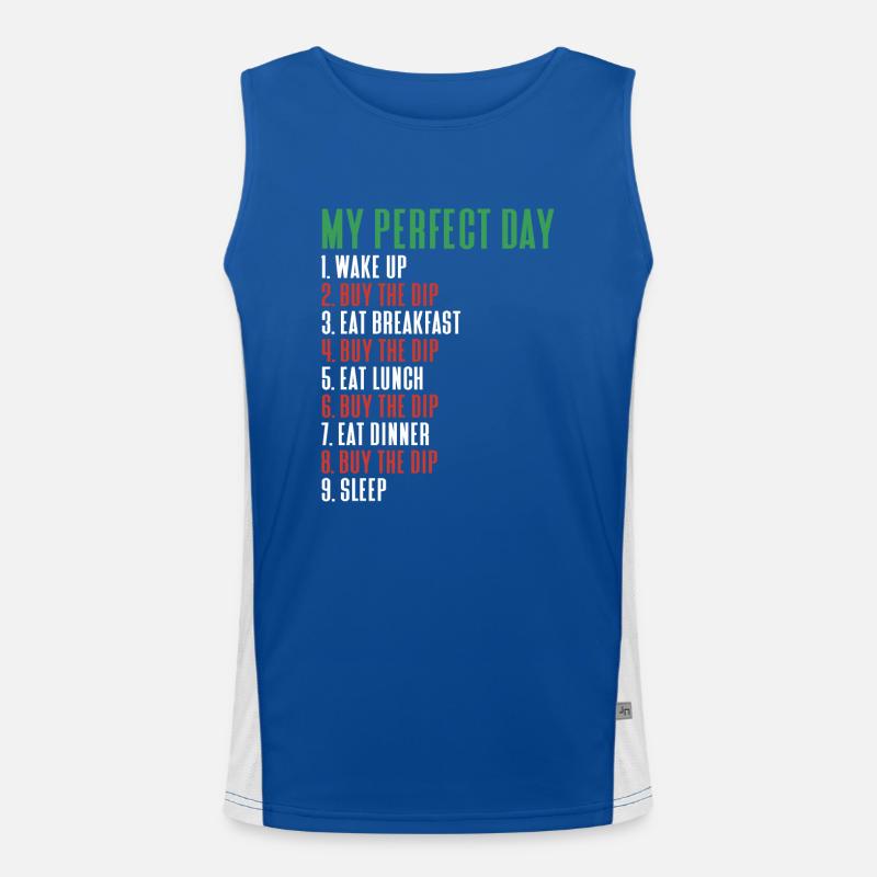 Mein Perfekter Krypto-tag Funktionelles Kontrast-Tank Top für Männer 