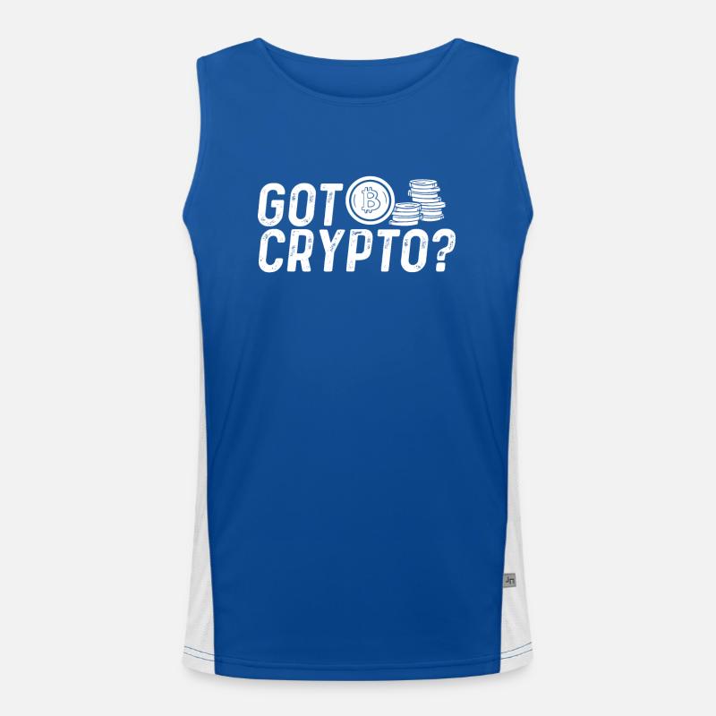 Habt ihr Bitcoin Oder Krypto Funktionelles Kontrast-Tank Top für Männer 