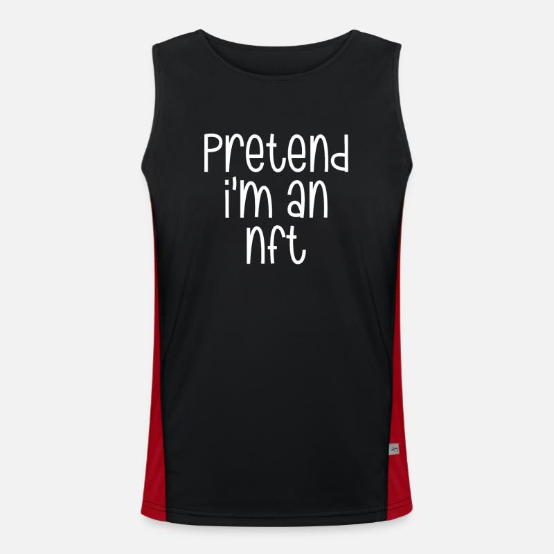 Pretend I'm a Men's Functional Contrast Tank Top 