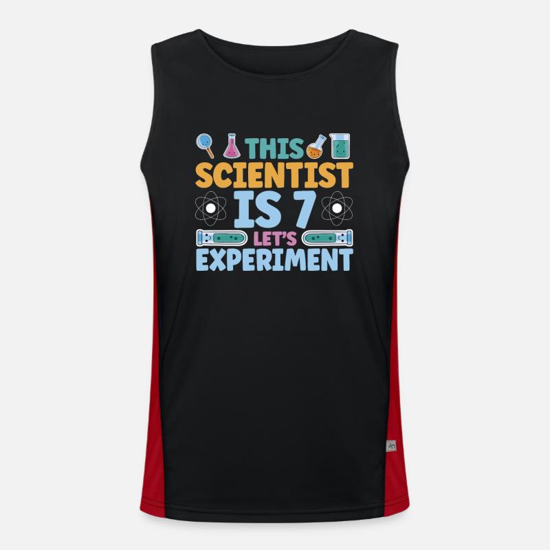Chemistry Gift Scientist Chemist Men's Functional Contrast Tank Top 