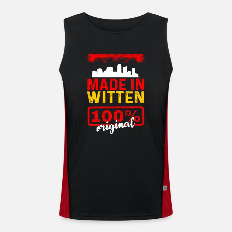 Witten Funktionelles Kontrast-Tank Top für Männer 