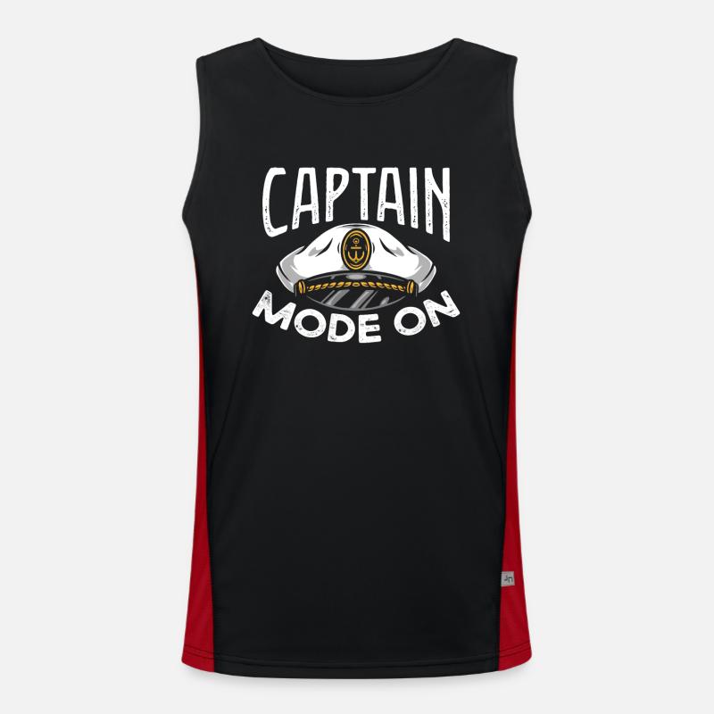 Mode Capitaine activé Débardeur respirant contrasté Homme 