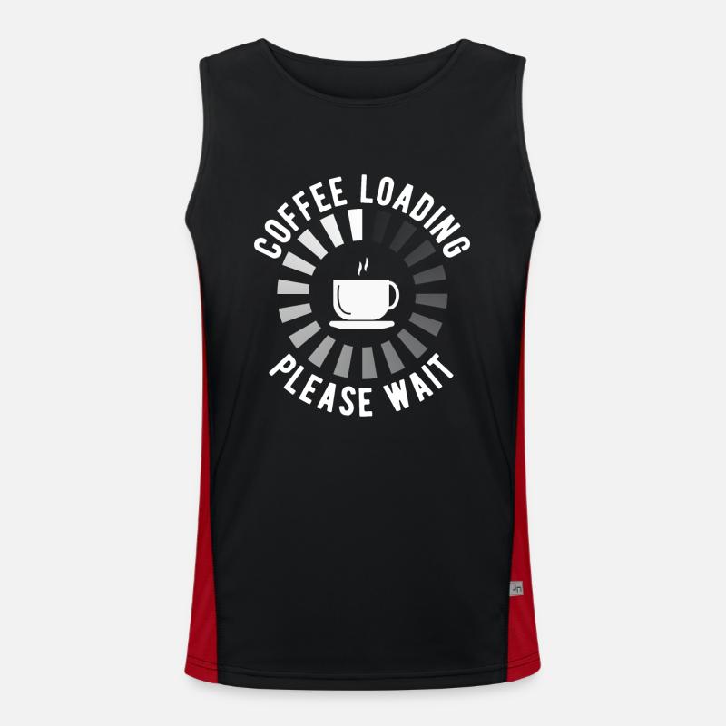 Load coffee please wait Men's Functional Contrast Tank Top 