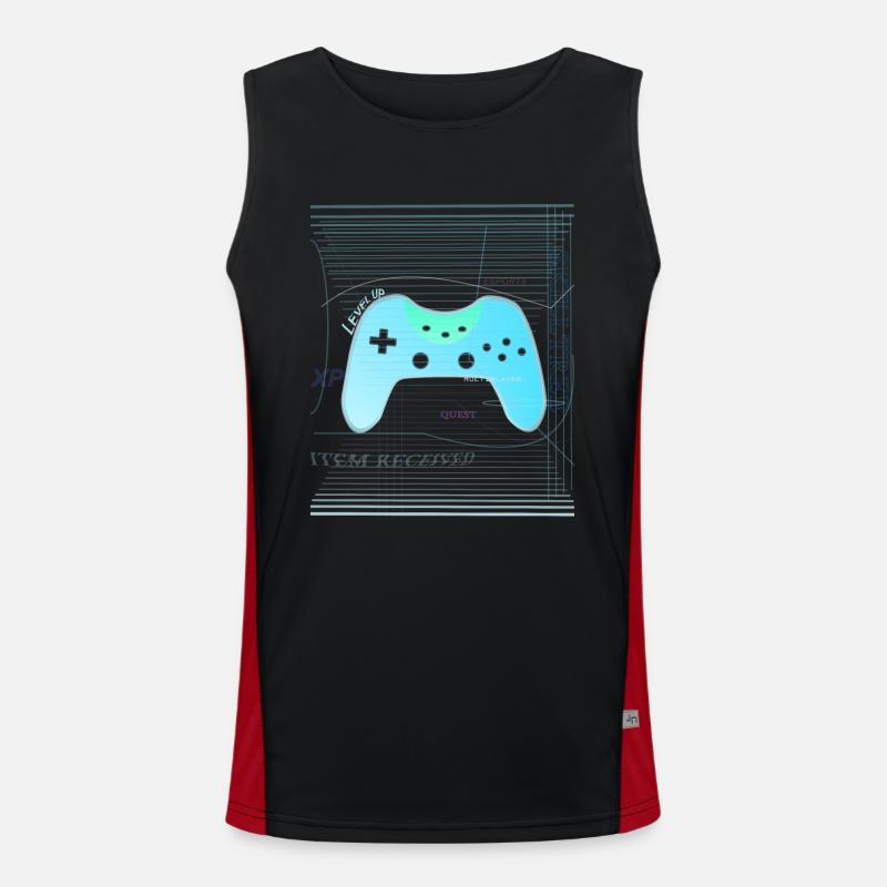 Digital Controller Men's Functional Contrast Tank Top 