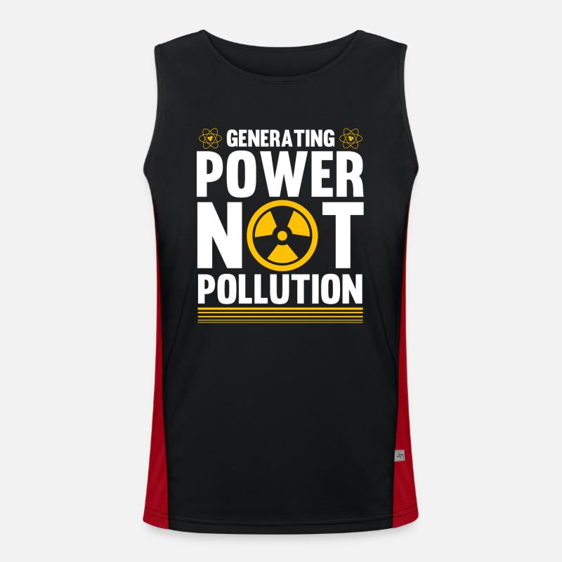 Nuclear Engineer, Nuclear Science, Science Men's Functional Contrast Tank Top 
