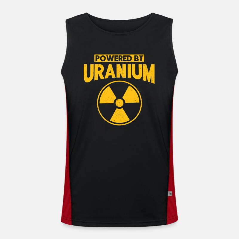 Nuclear Engineer, Nuclear Science, Science Men's Functional Contrast Tank Top 