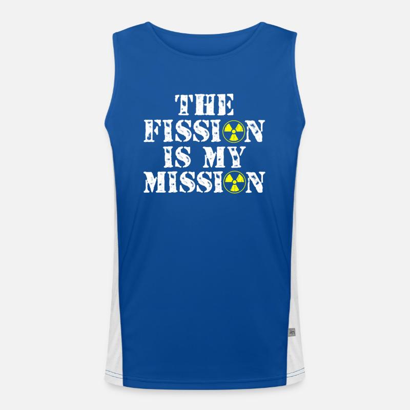 Nuclear Engineer, Nuclear Science, Science Men's Functional Contrast Tank Top 