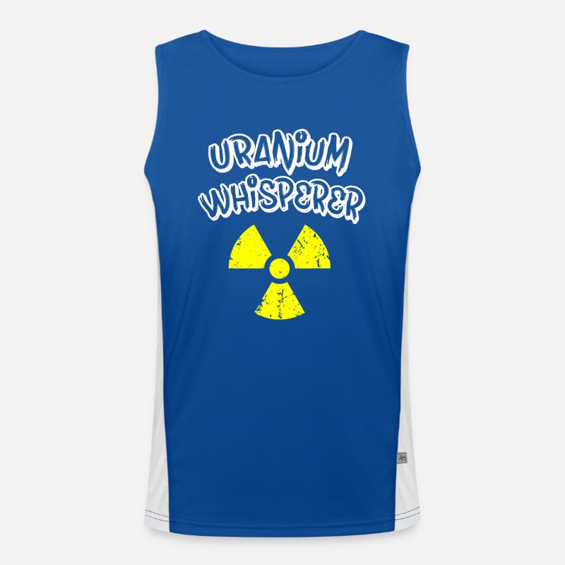 Nuclear Engineer, Nuclear Science, Science Men's Functional Contrast Tank Top 
