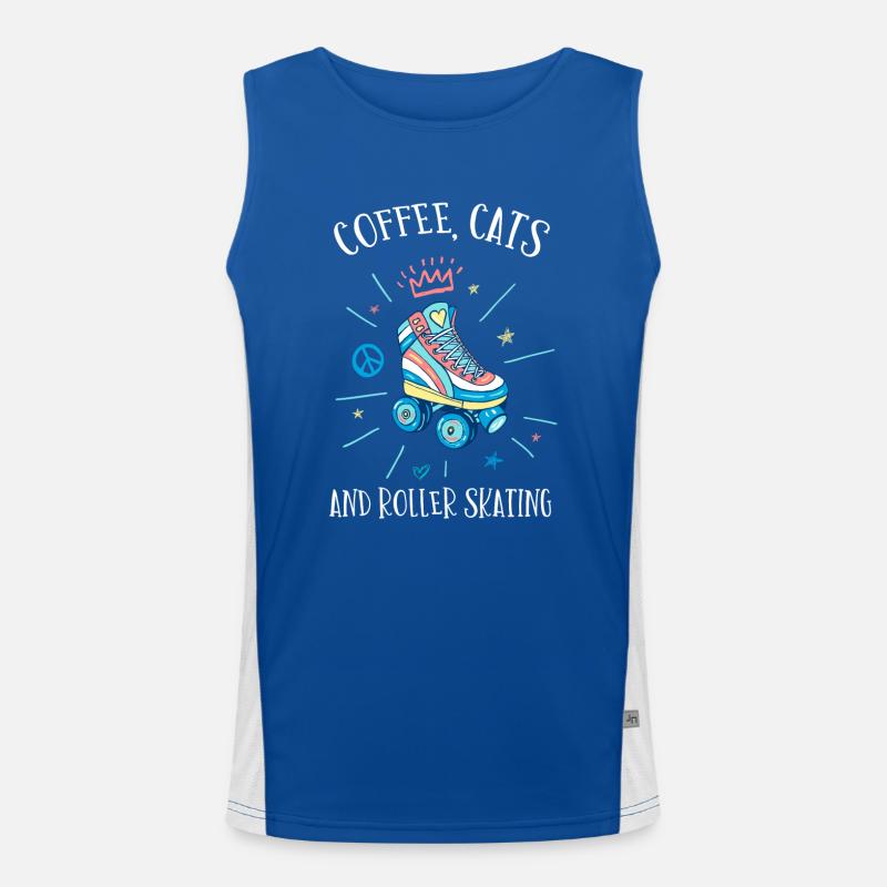 Roller skating Men's Functional Contrast Tank Top 