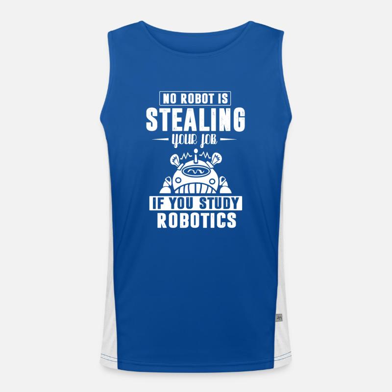 Robotics, Robotics Engineer Men's Functional Contrast Tank Top 