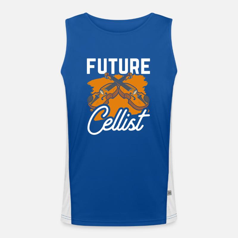 Futur violoncelliste violoncelle musicien violoncelle violoncelle Débardeur respirant contrasté Homme 