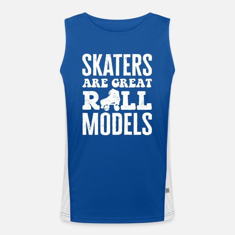 Skating, roller skating Men's Functional Contrast Tank Top 